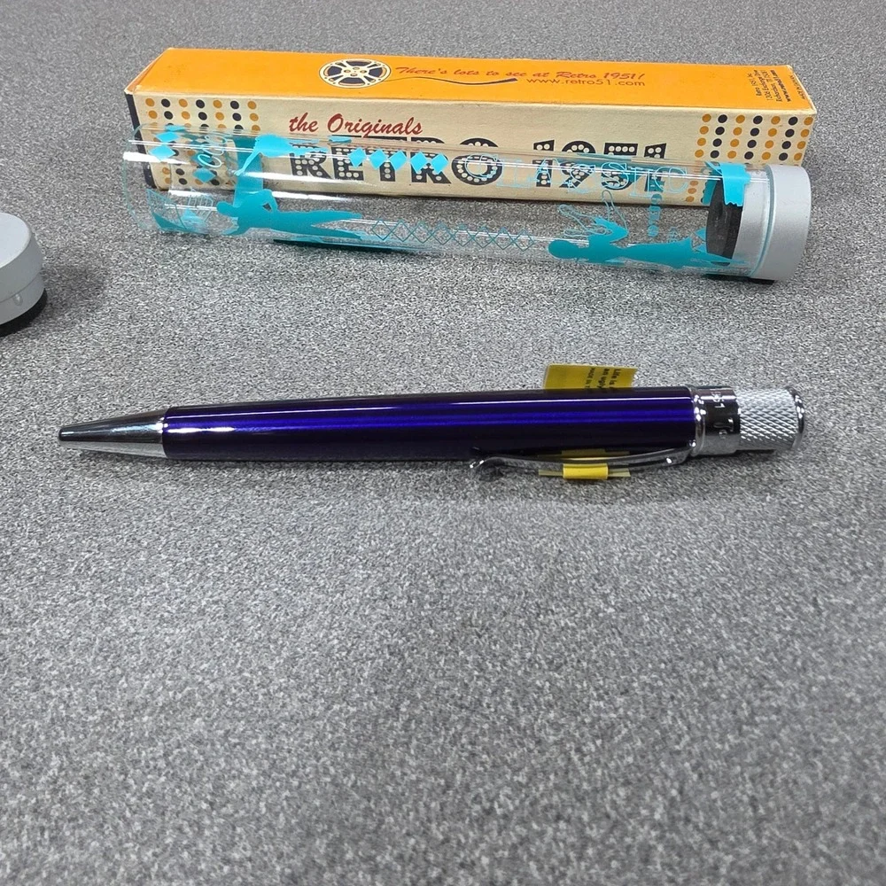 Retro 51 Tornado Rollerball Pen Purple New Classic Original Box